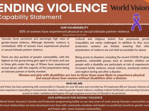 Capability Statement - Ending Violence