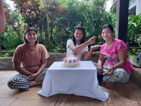 Kyut and her mother