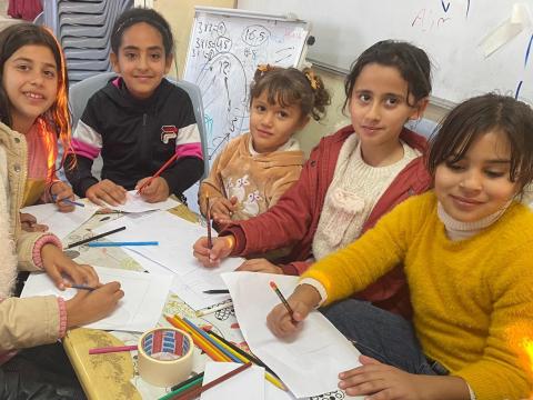 Girls in the West Bank