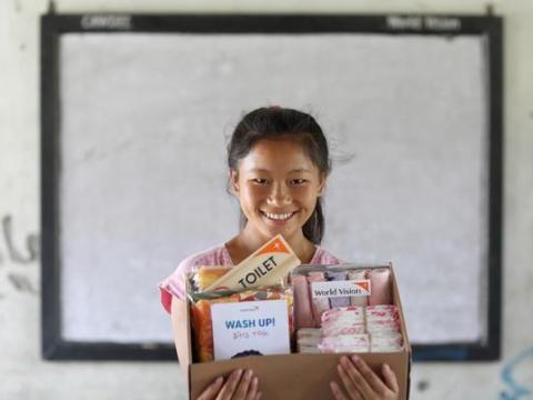 Menstrual hygiene kit in Nepal