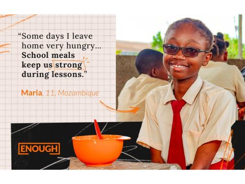 Maria 11 Mozambique School Meals