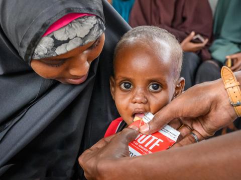 Nutrition Center provides relief for malnourished babies