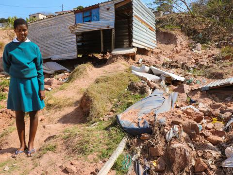a girl that survived KZN Disaster
