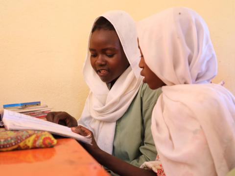 School girls from Sudan