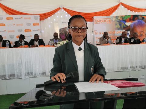 World Vision Zimbabwe Amplifies Children's Voices in High-Level Child Rights Dialogue