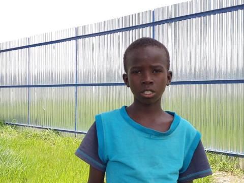 Ali is a 10-year-old refugee boy from a refugee camp in East Darfur.