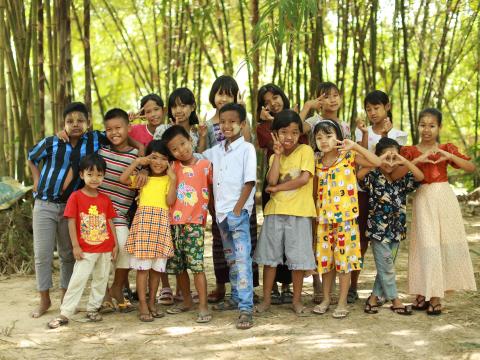 Children in Myanmar