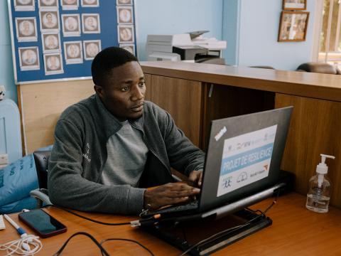 World Vision staff in a response