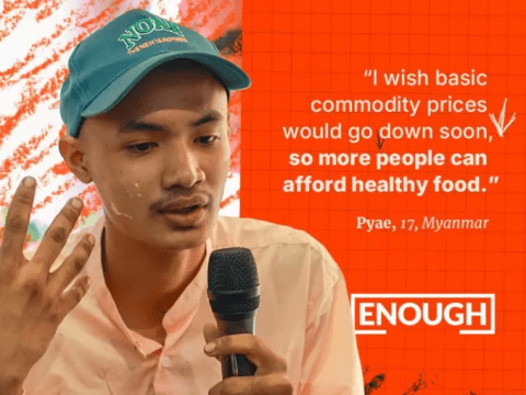 Hope through nutrition Pyae's journey