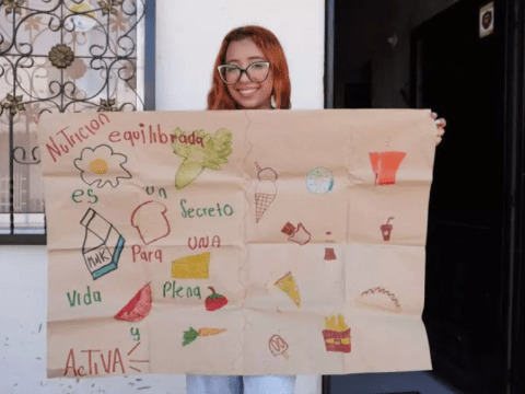 Salome with drawing