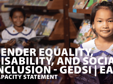GEDSI Capacity Statement - World Vision East Asia