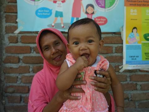 Improving child feeding practices among young mothers in Indonesia