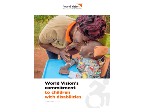 World Vision’s 2022 Commitments to disability inclusion