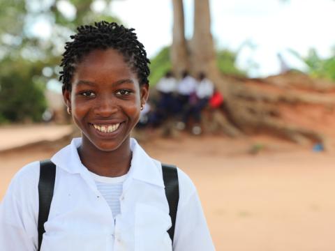 Fifteen-year-old Esmilda from Monapo, Mozambique, is a powerful voice in her local Children's Parliament, supported by World Vision.