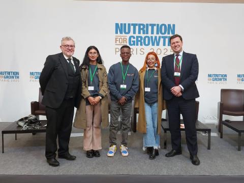 WV Child Delegates during the N4G Summit in Paris