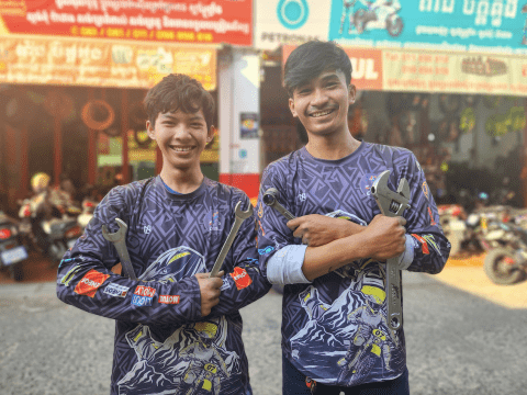 Heng and his friend