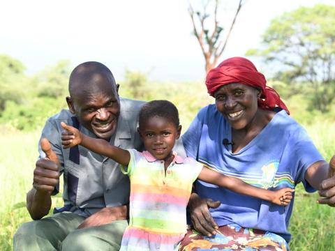 Joyce Wanyama lives with her husband Edward Wafula and granddaughter Blessing in Emsea village, Elgeyo Marakwet County.
