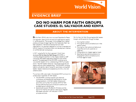 Do No Harm - Evidence Brief