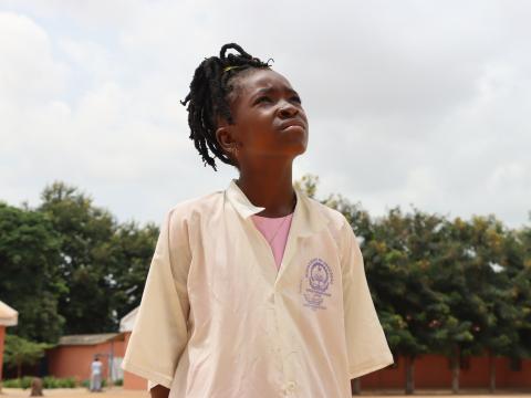 Sofia looks to a hopeful future for herself and her classmates