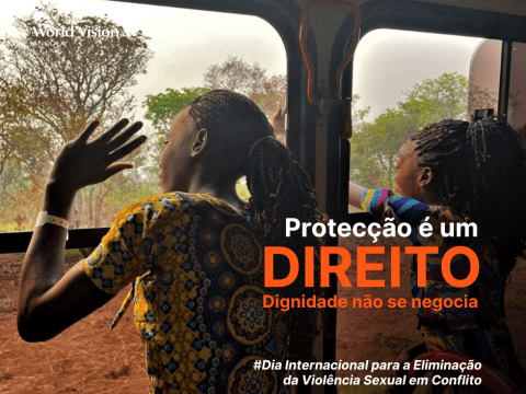 Crianças em situação de refúgio no Lóvua