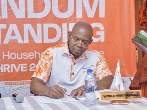 World Vision Ghana Signs MoU with Six Partners