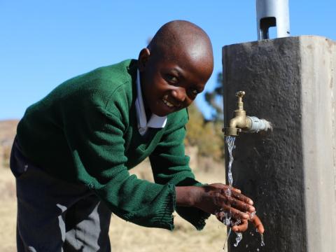 A simple act that now brings dignity, health, and joy at Ha Rannakoe Primary School.