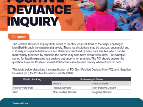 Positive Deviance Inquiry