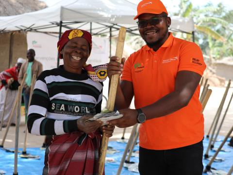 Fátima and her family are among 1,440 households receiving agricultural inputs to help recover from the cyclone’s impact