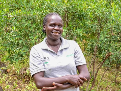 Sophia Korir never imagined that a simple act like pruning could turn her life around. ©World Vision Photo/ Hellen Owuor