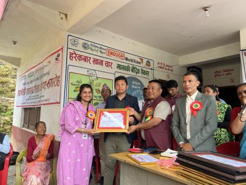 Nutrition-friendly health centre in Nepal