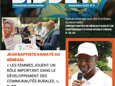 Bulletin d'information de World Vision Sénégal, septembre 2025.