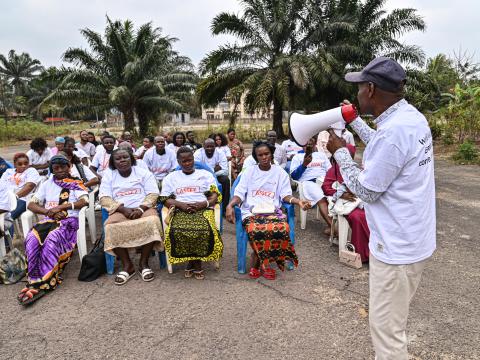 Training session about breastfeeding