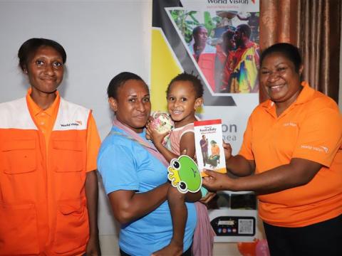 Supporting mothers through the promotion of exclusive breastfeeding for healthier and stronger babies in Delta-Fly District of Western Province.