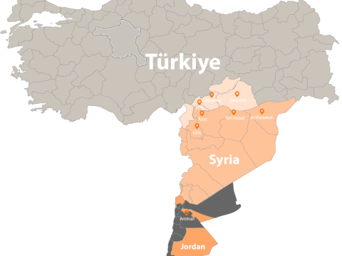 Syria Response map