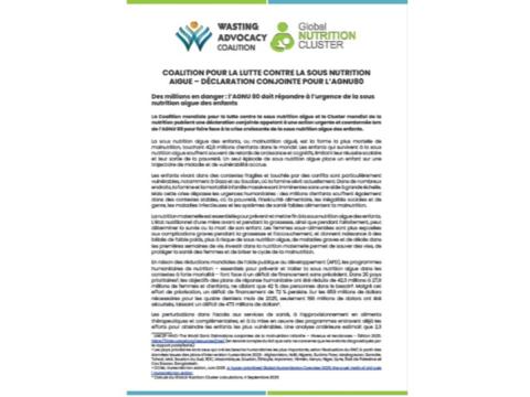 WAC GNC Joint Statement on Wasting UNGA80 FR
