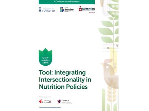 GTFN Integrating Intersectionality in Nutrition Policies Tool 