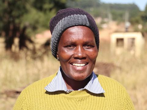 Lungile from Simemeni after a community health training supported by World Vision.