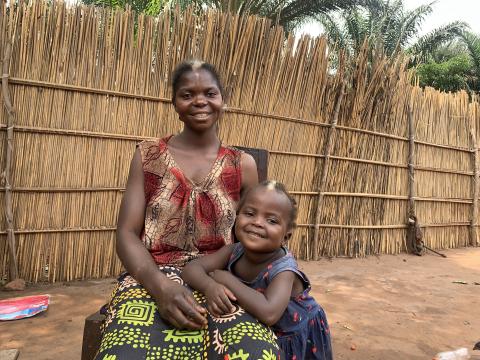 Scola and her mother