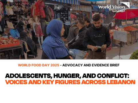 ADOLESCENTS, HUNGER, AND CONFLICT: VOICES AND KEY FIGURES ACROSS LEBANON