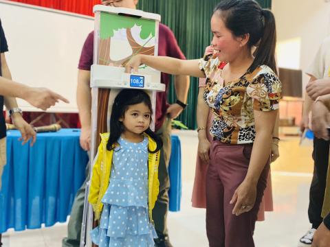 Laser height measurement in Viet Nam