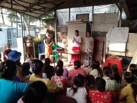 CHW Awareness Session in Myanmar