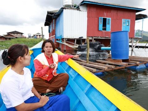 Floating Toilet - WASH