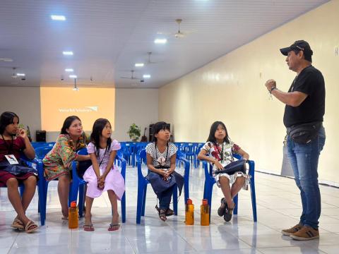 Children and adolescents from Brazil joined together to raise their voices and protect the Amazon