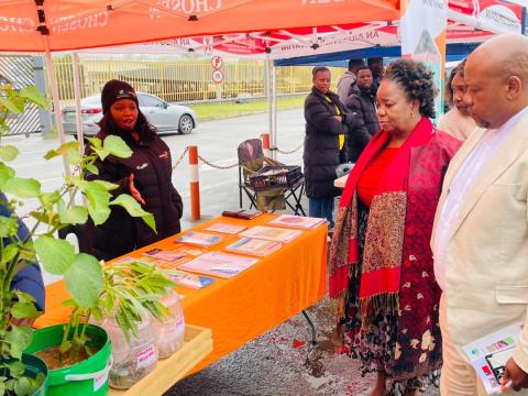 World Vision Eswatini showcases their work to Health Minister at World Diabetes Day 2025 commemoration