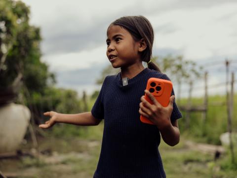 Davith is 9 years old,  Cambodia.