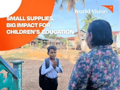 SMALL SUPPLIES, BIG IMPACT FOR CHILDREN’S EDUCATION