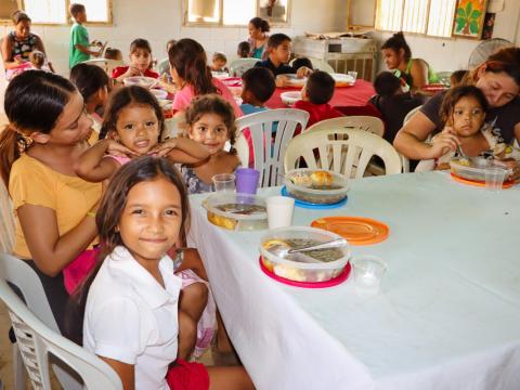 Children and their mothers enjoy improved nutrition following soup kitchen intervention