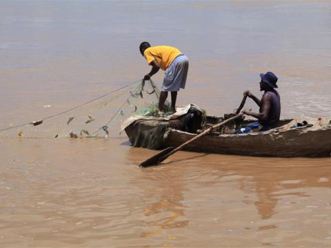 During floods navigating through the river is considered dangerous. 