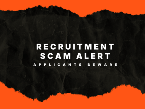 Recruitment Scam Alert - Applicants beware
