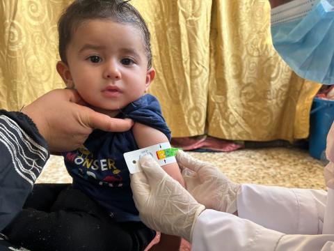 Ameer* during the MUAC screening